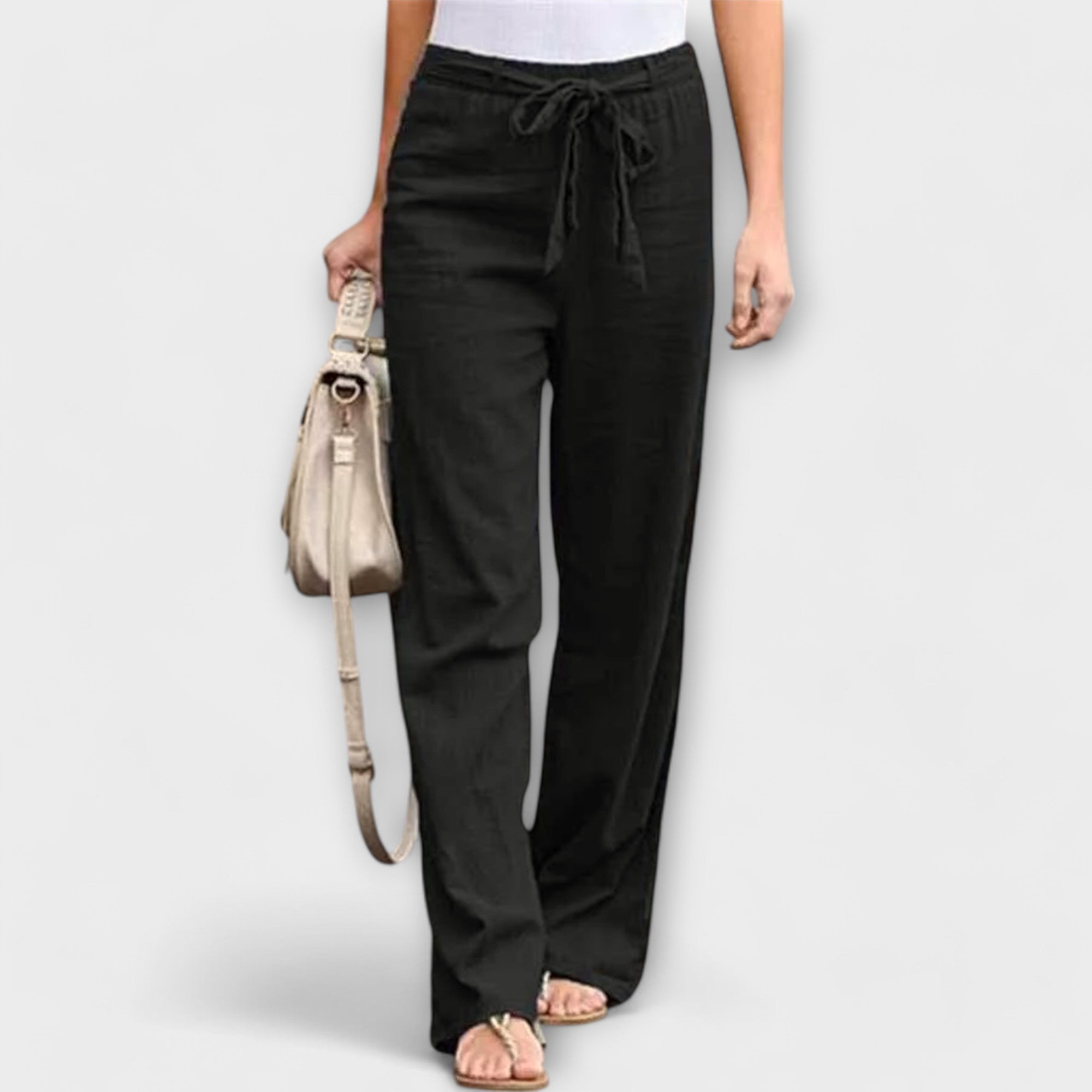 Lady Loreen Lightweight Linen Trousers