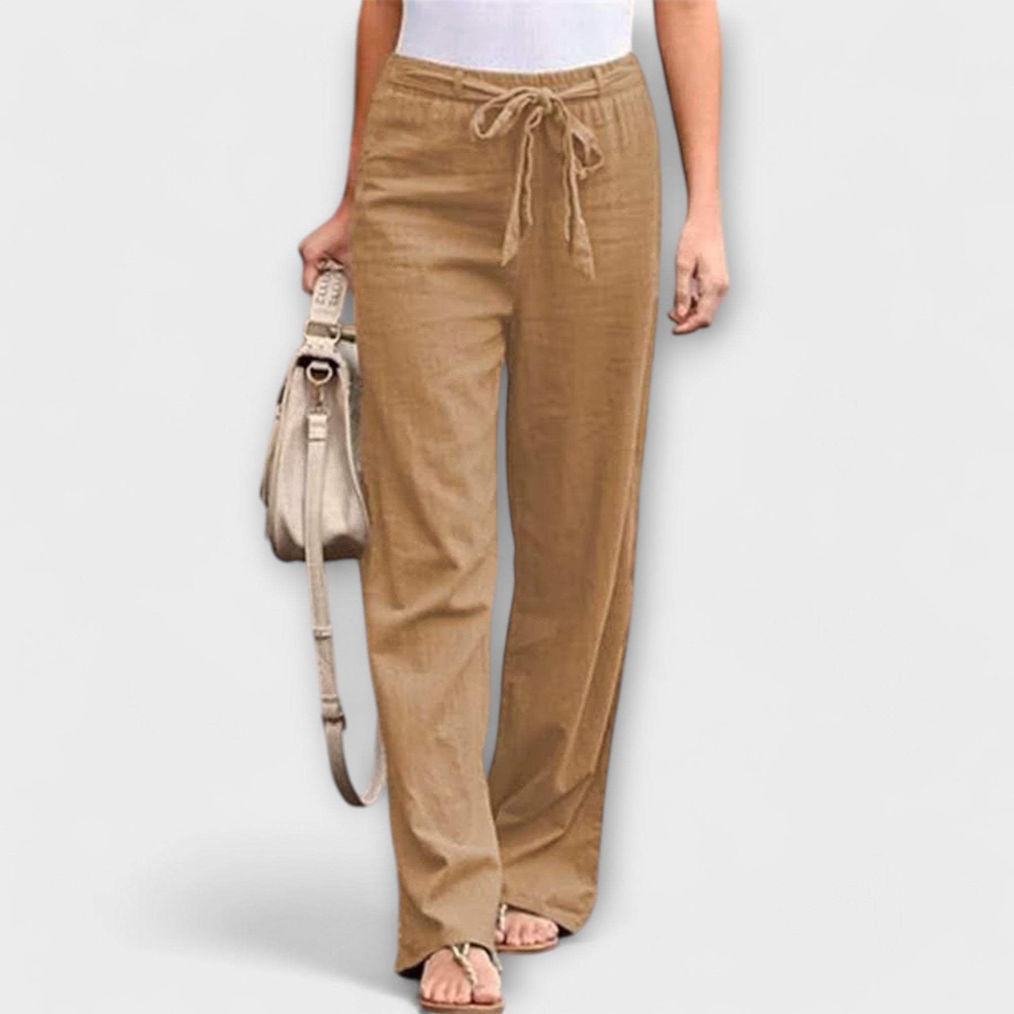 Lady Loreen Lightweight Linen Trousers