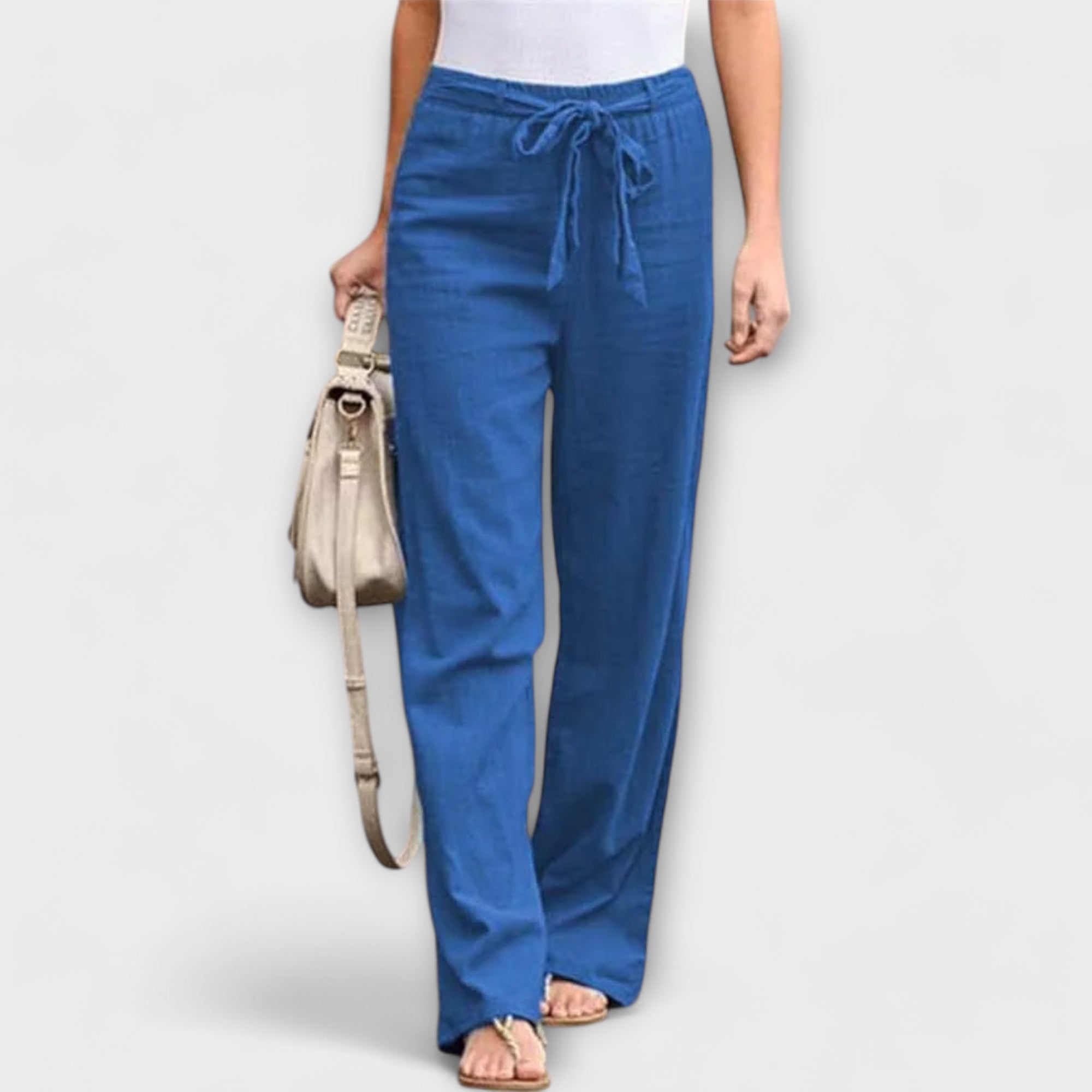 Lady Loreen Lightweight Linen Trousers