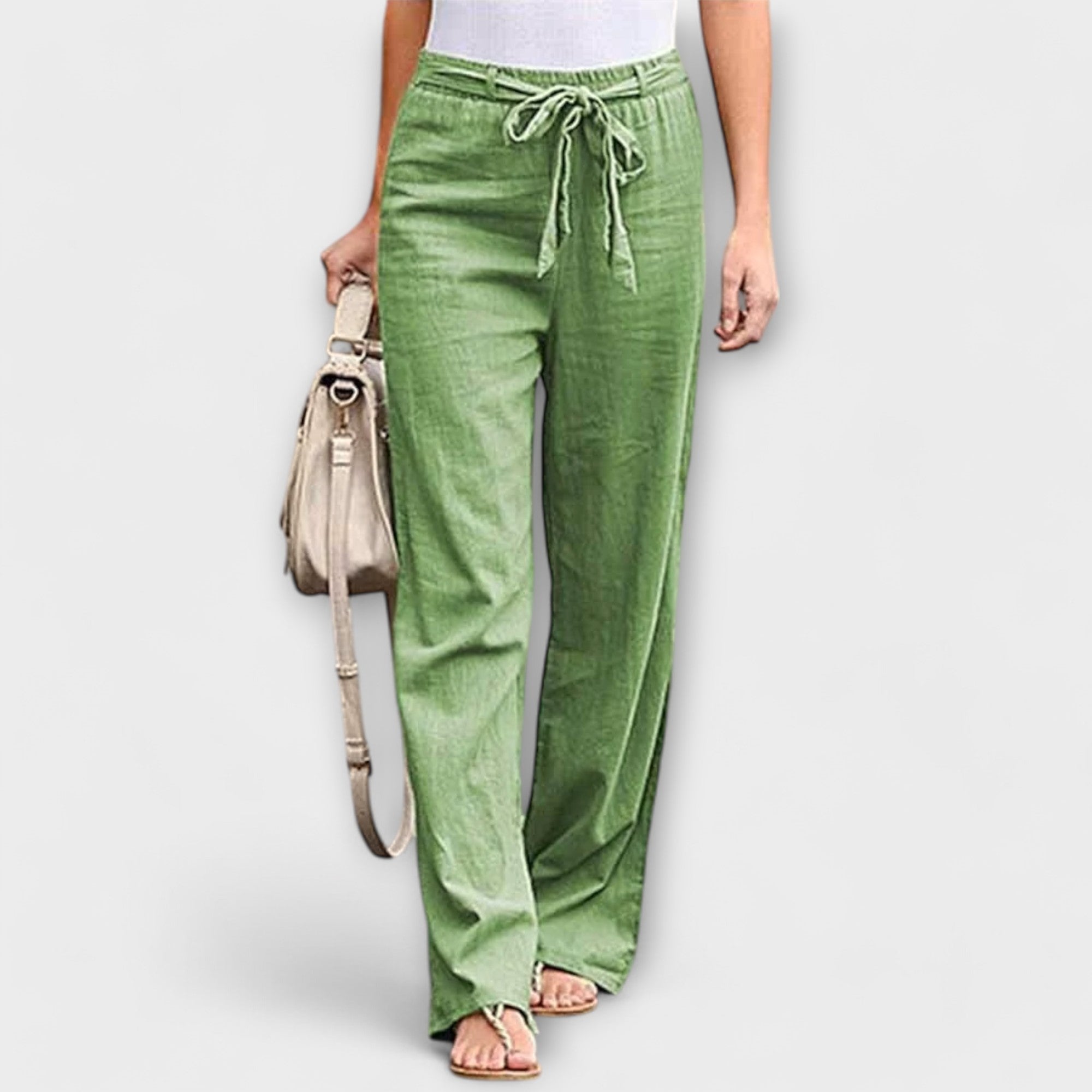 Lady Loreen Lightweight Linen Trousers