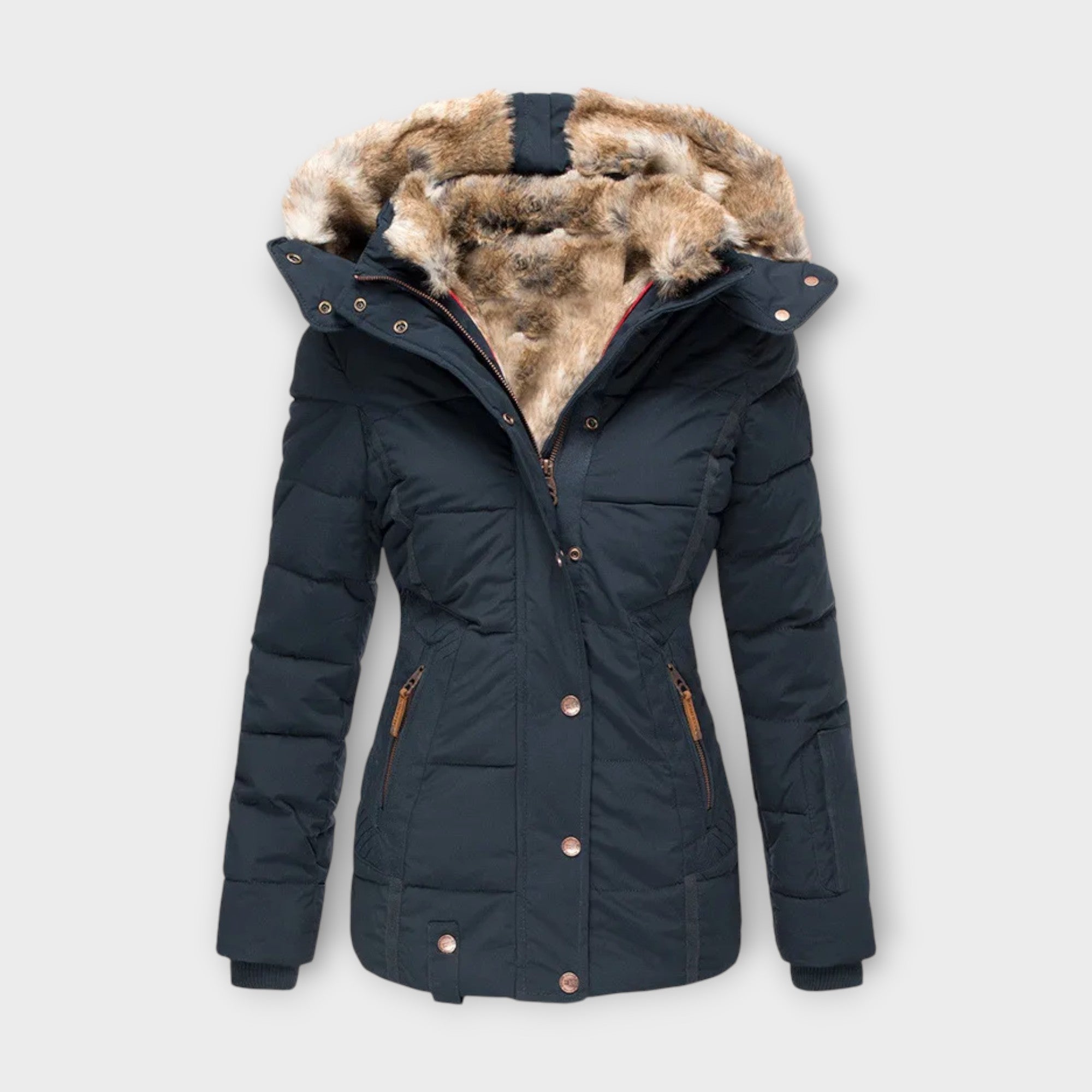 Lady Charlotte Cosy Jacket with Fur
