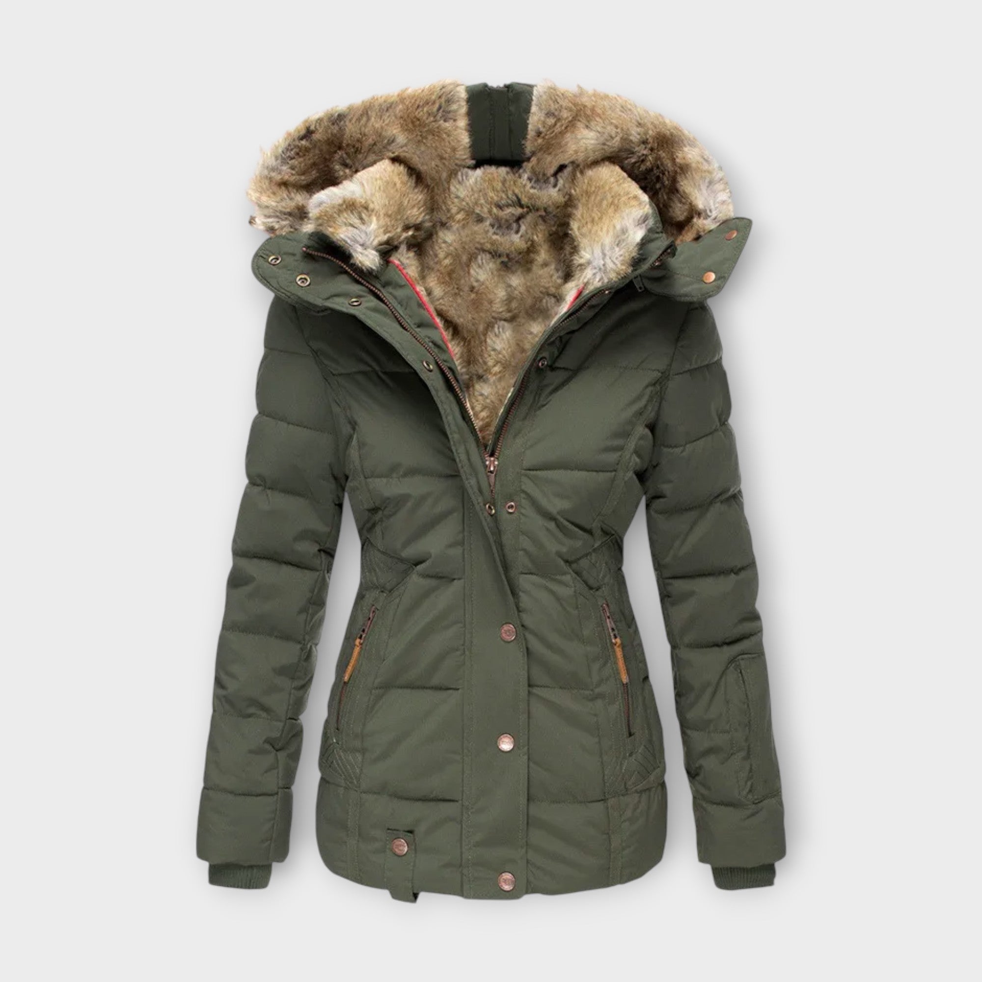 Lady Charlotte Cosy Jacket with Fur