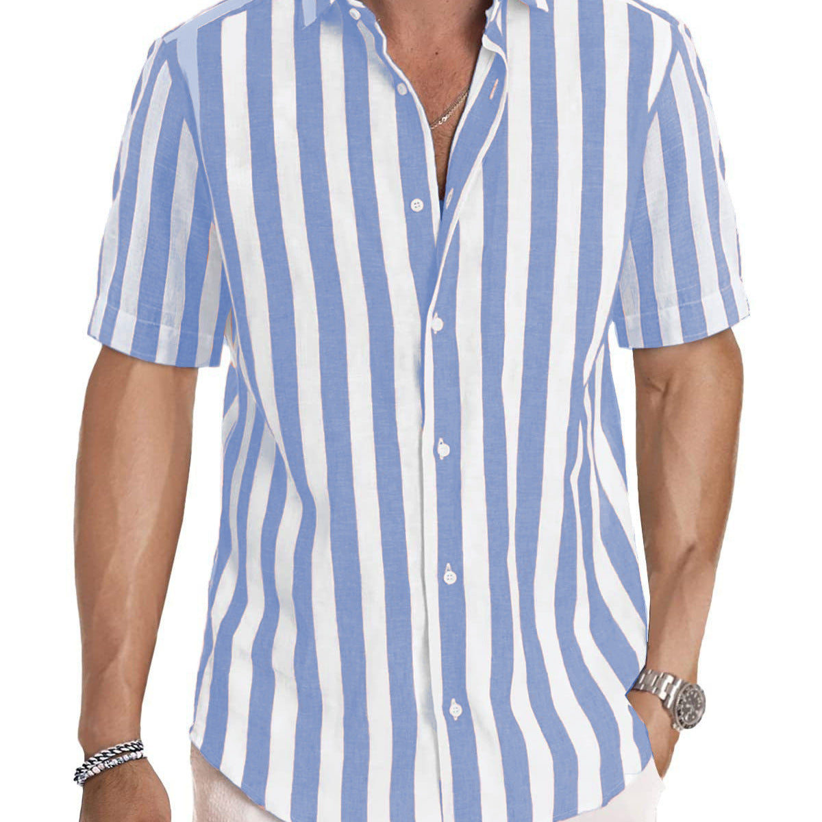 Sir Kennedy Striped Short Sleeve Shirt