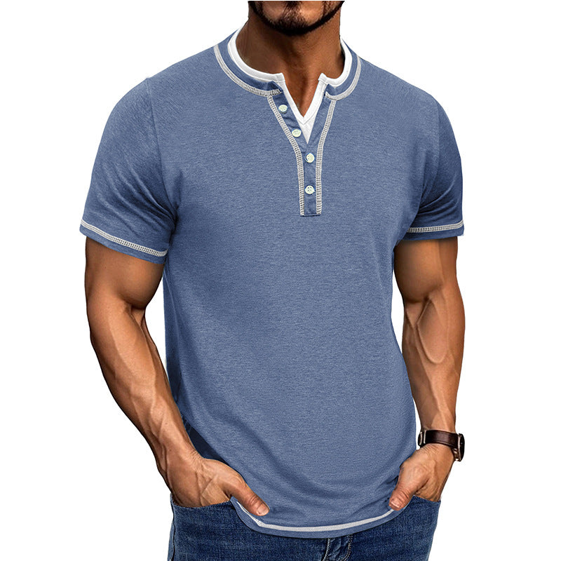 Sir Clynton Ribbed Trim Short Sleeve Polo Shirt