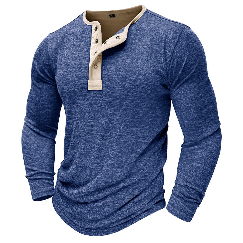 Sir Carl Cotton Blend Long Sleeve Polo Shirt