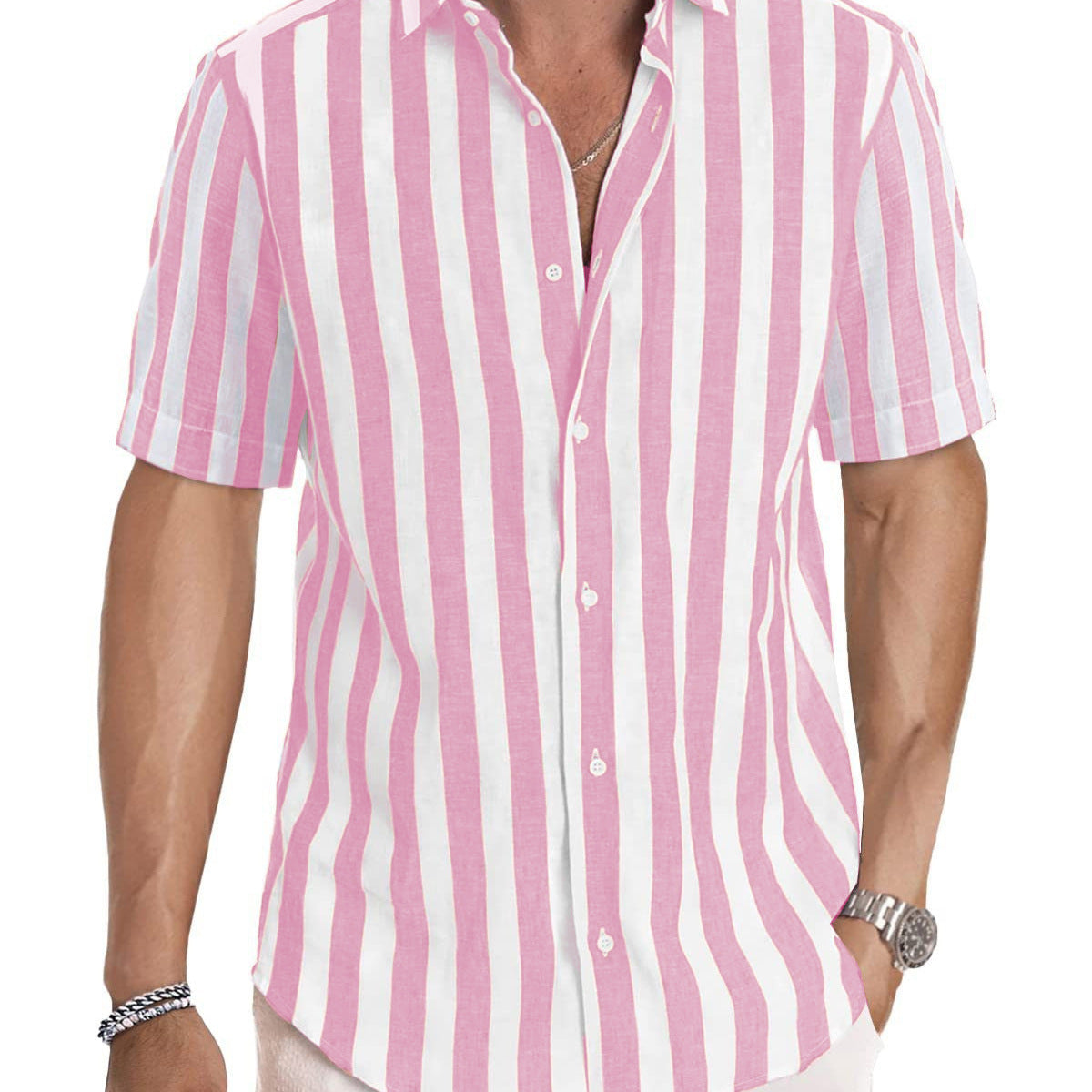 Sir Kennedy Striped Short Sleeve Shirt