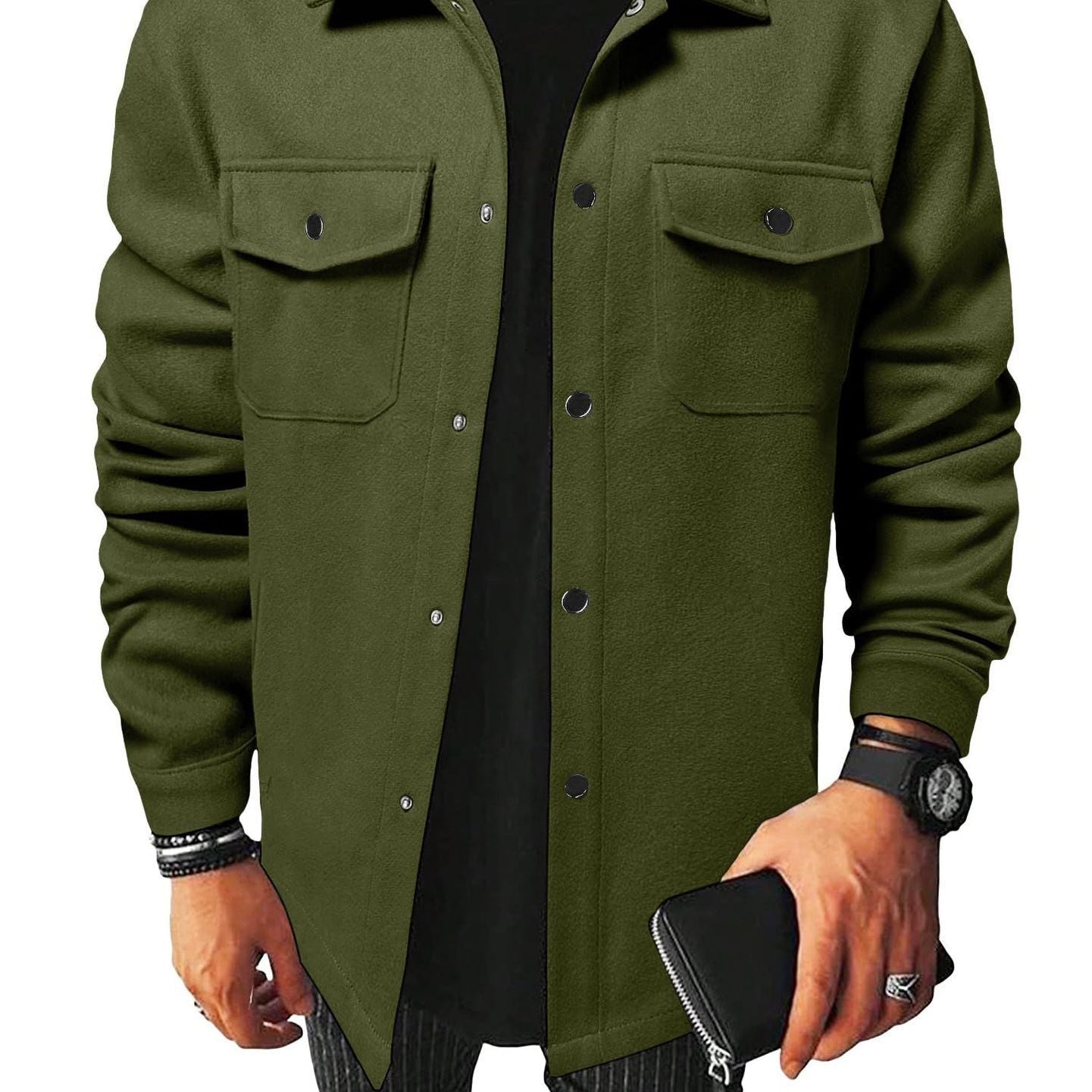 Sir Seth Pocket Button Long Sleeve Shirt