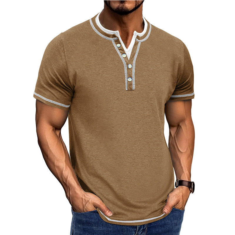 Sir Clynton Ribbed Trim Short Sleeve Polo Shirt