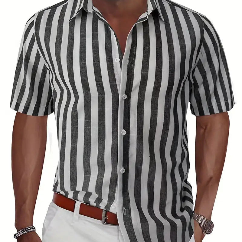 Sir Kennedy Striped Short Sleeve Shirt