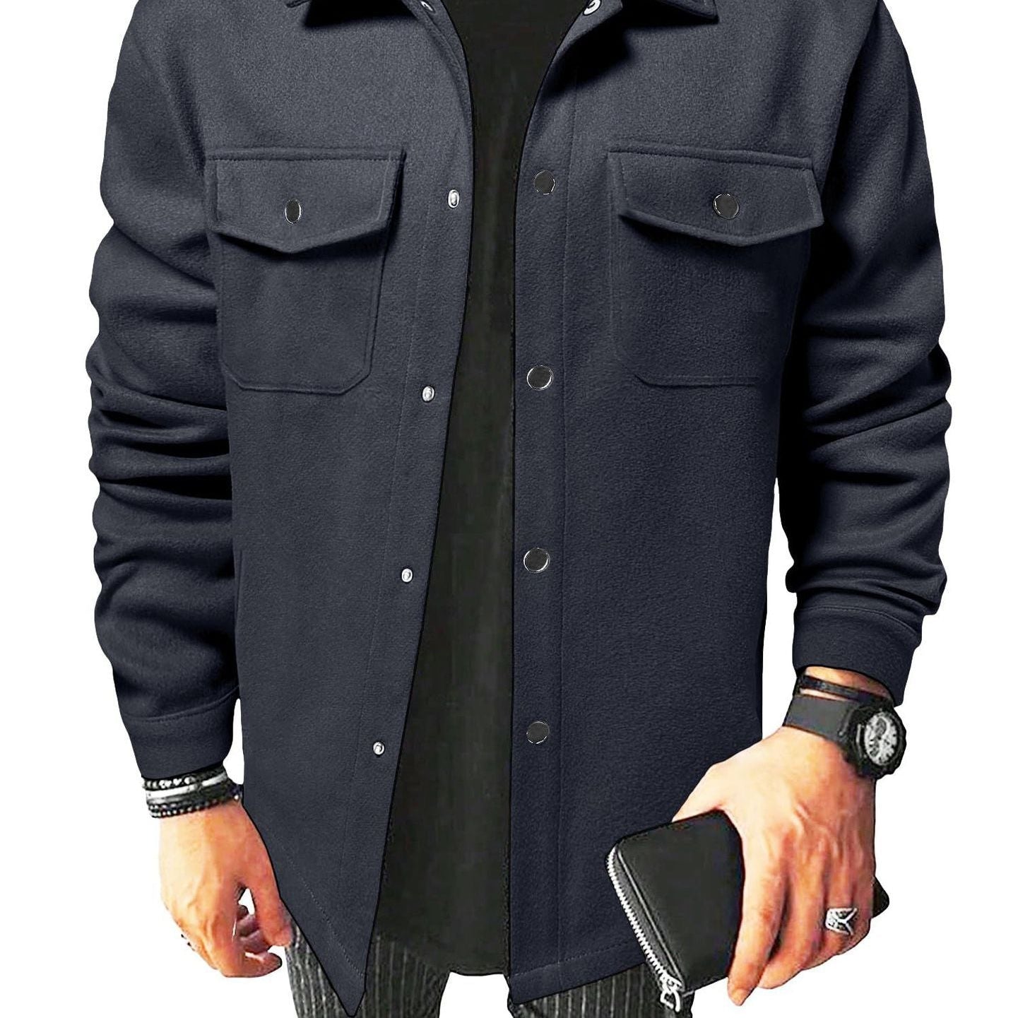 Sir Seth Pocket Button Long Sleeve Shirt