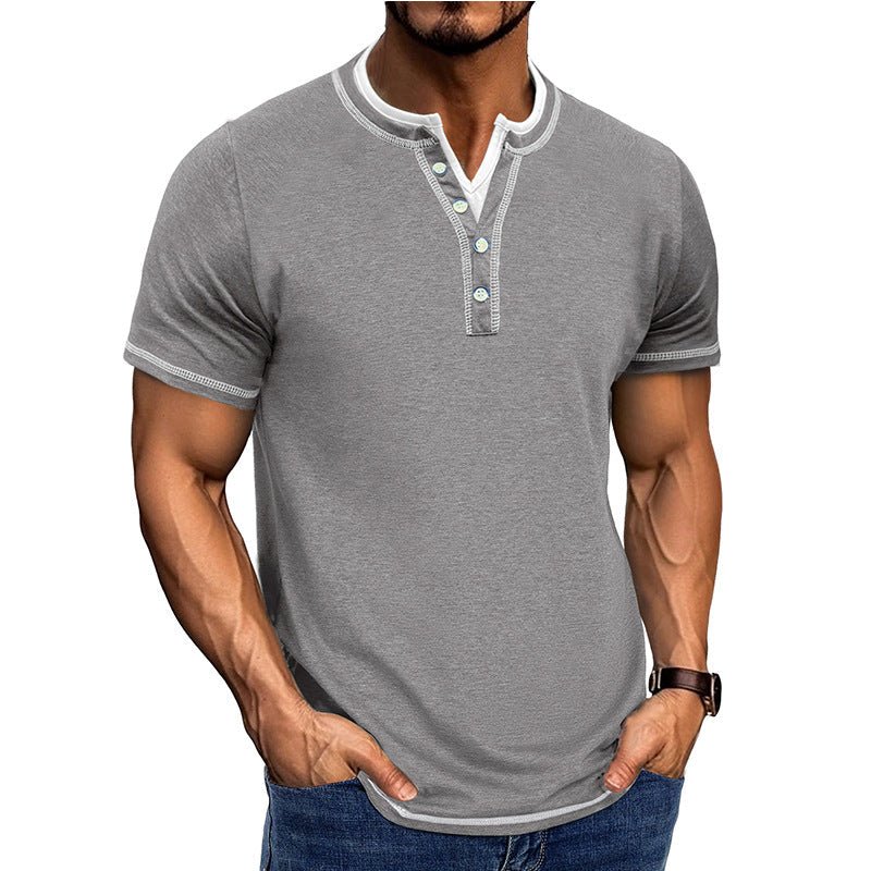 Sir Clynton Ribbed Trim Short Sleeve Polo Shirt