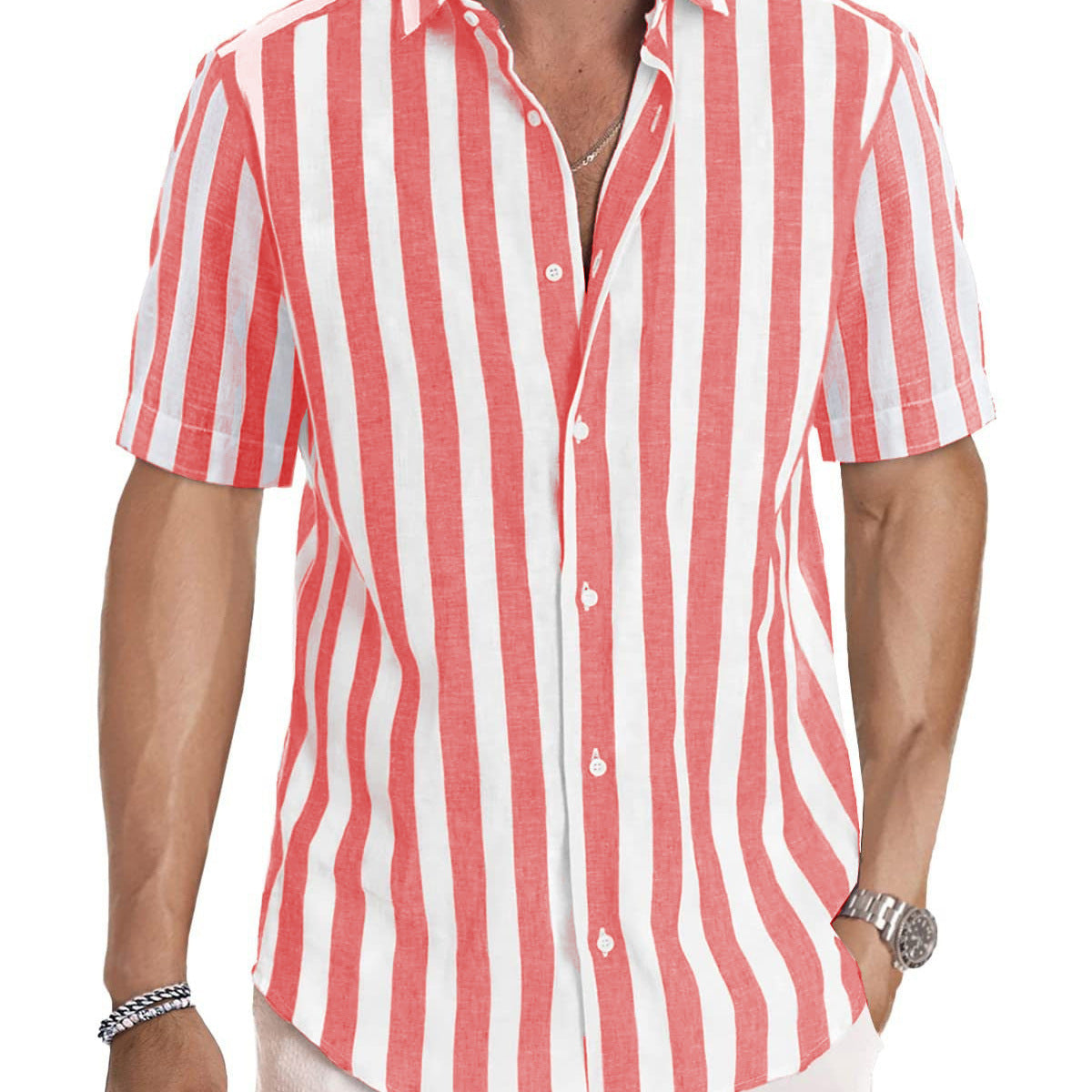 Sir Kennedy Striped Short Sleeve Shirt