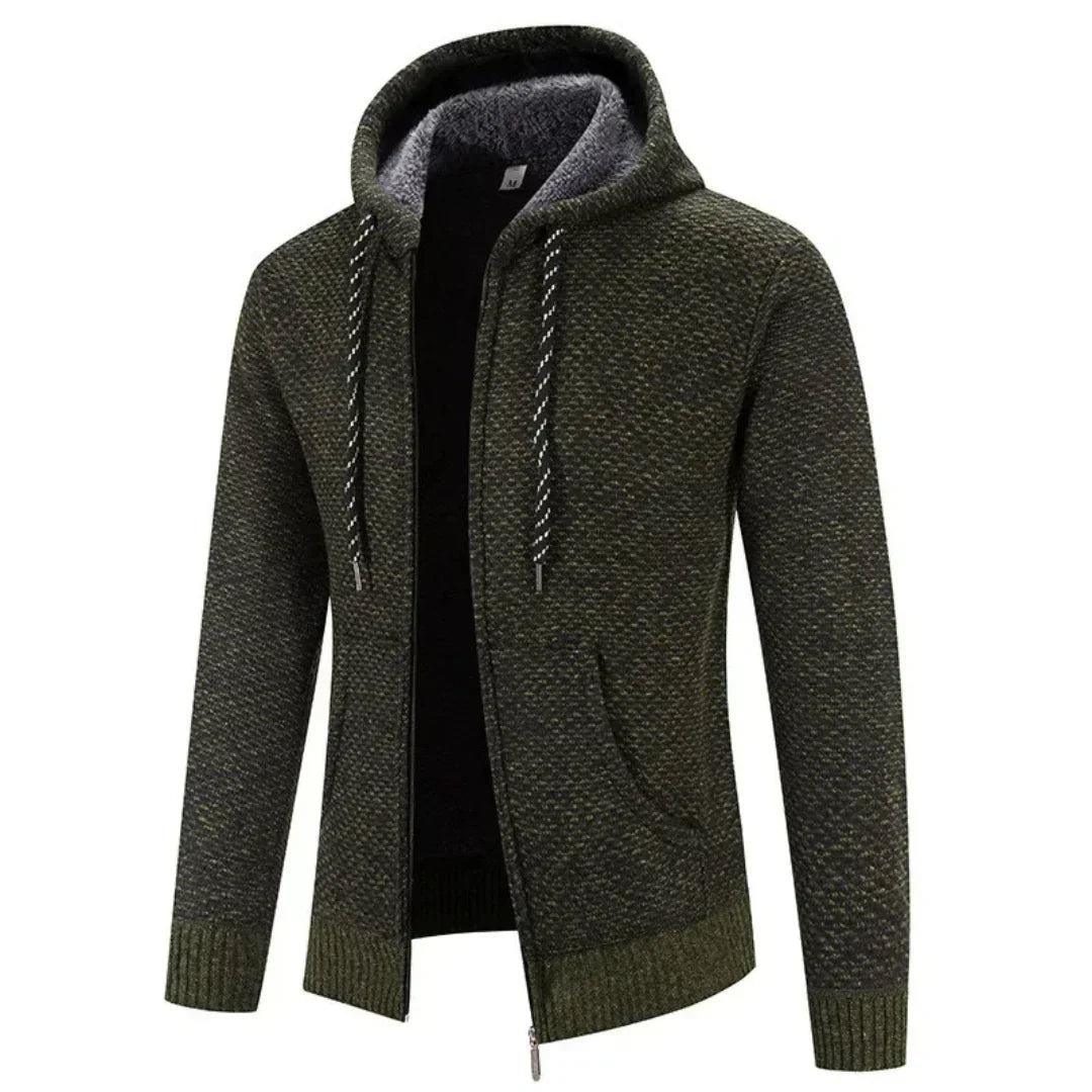 Sir Vincent Knitted Bomber Jacket