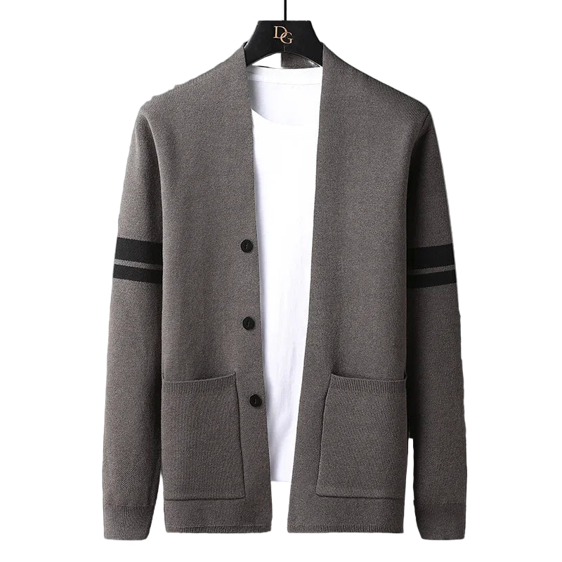 Sir Benedict Striped Pocket Cardigan