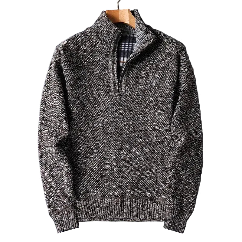 Sir Barnabas Mock Neck Half-Zip Pullover