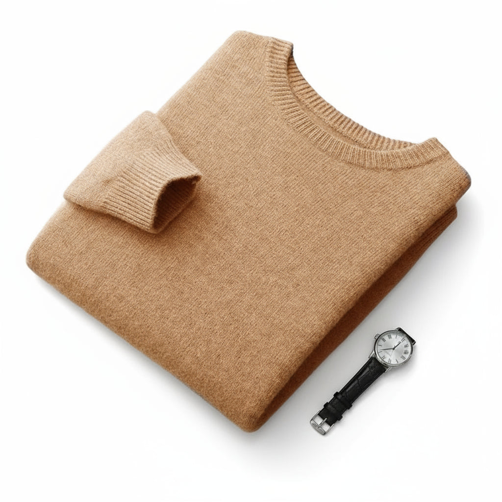Sir Donovan Thick Wool Round-Neck Pullover