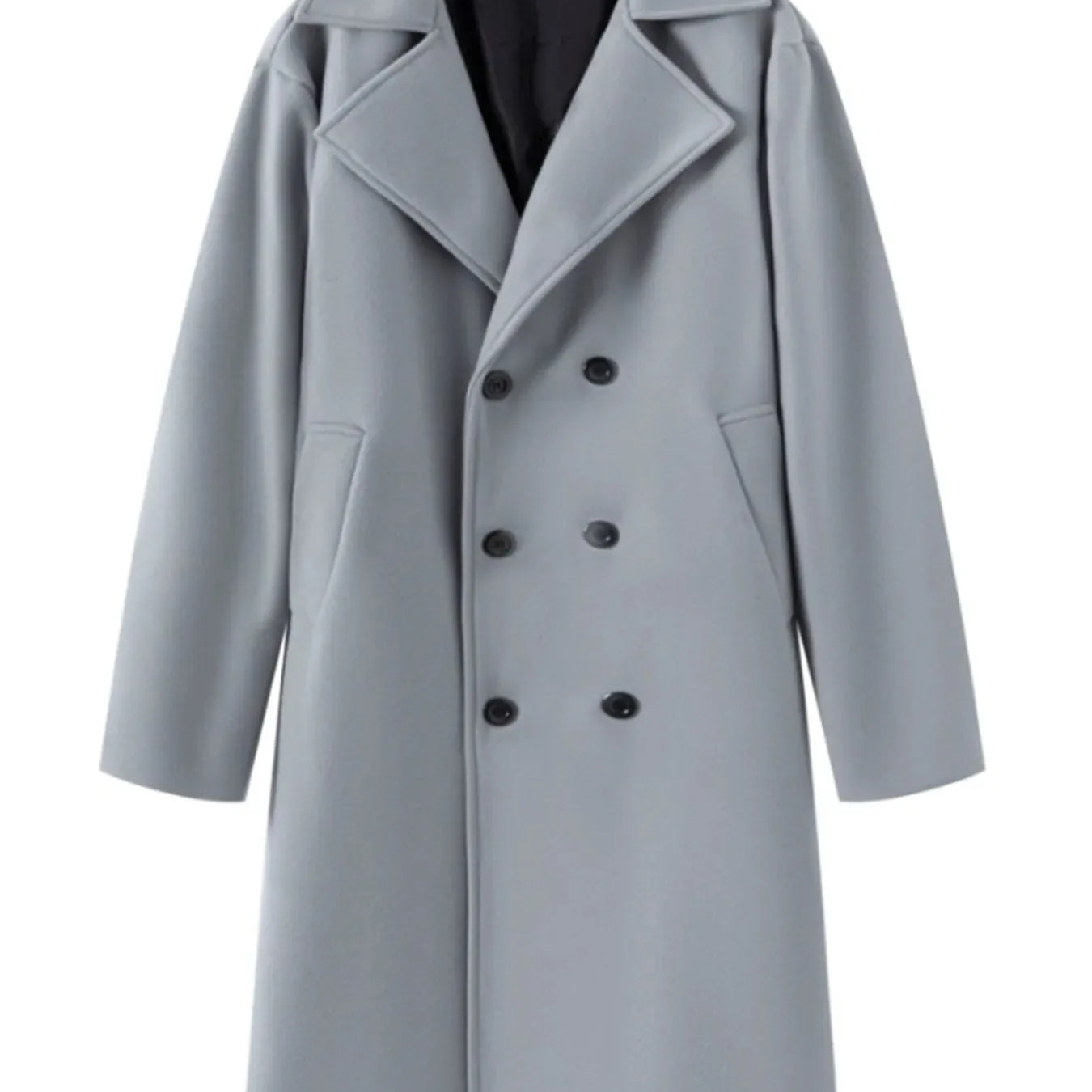 Sir Ambrose Double-Breasted Wool Trench Coat