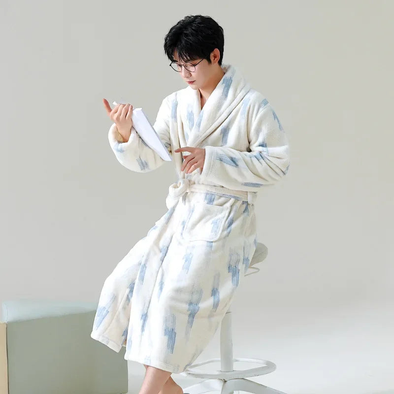 Sir Jason Flannel Kimono Gown