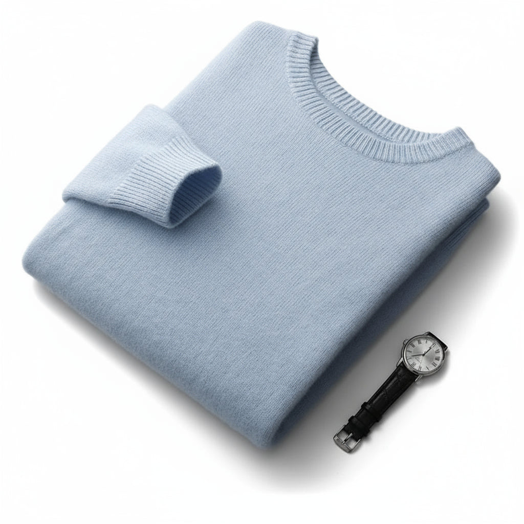 Sir Donovan Thick Wool Round-Neck Pullover