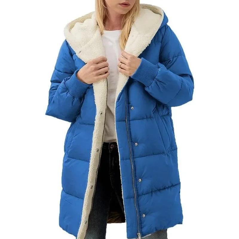 Lady Fiona Fleece Double-Sided Puffer Jacket