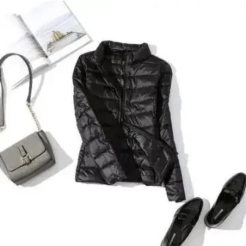 Lady Dona Ultra-Light Hooded Down Puffer Jacket