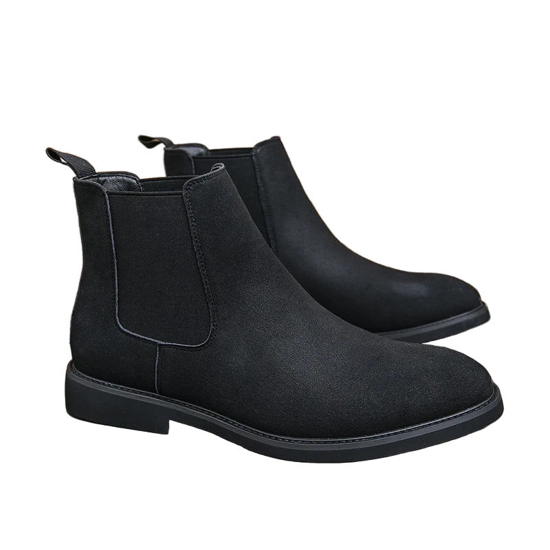 Sir Dorian Frosted Leather Chelsea Boots