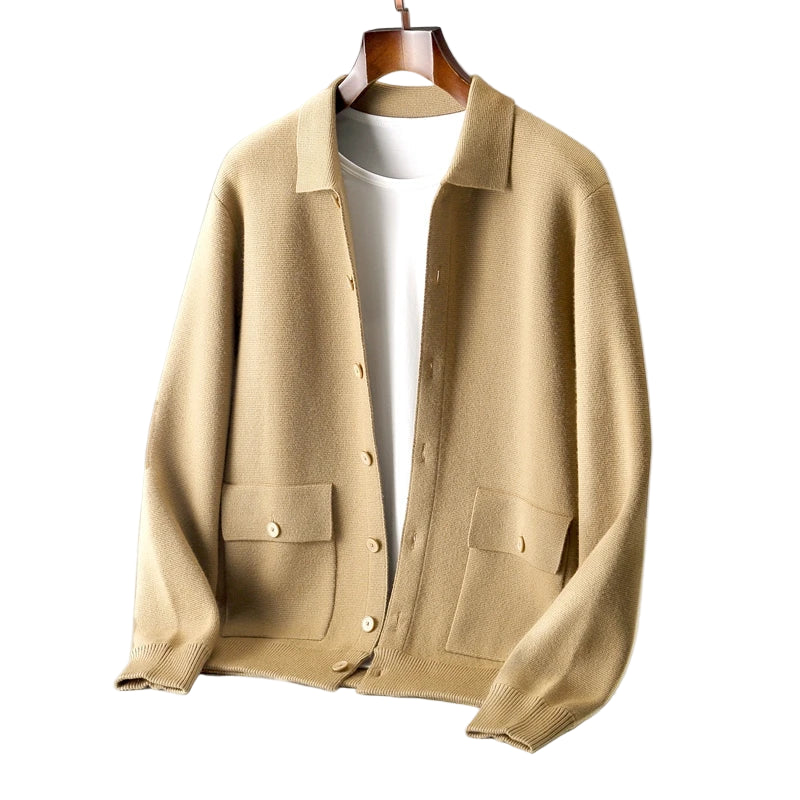 Sir Alistair Merino Wool Cardigan