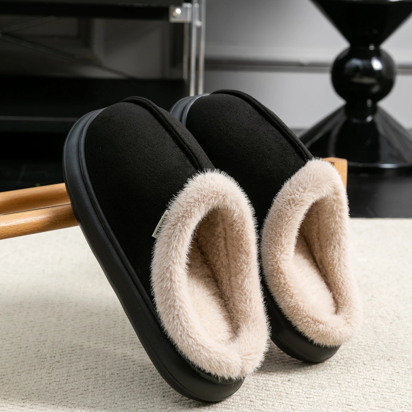 Sir Neville Plush Comfort Slippers