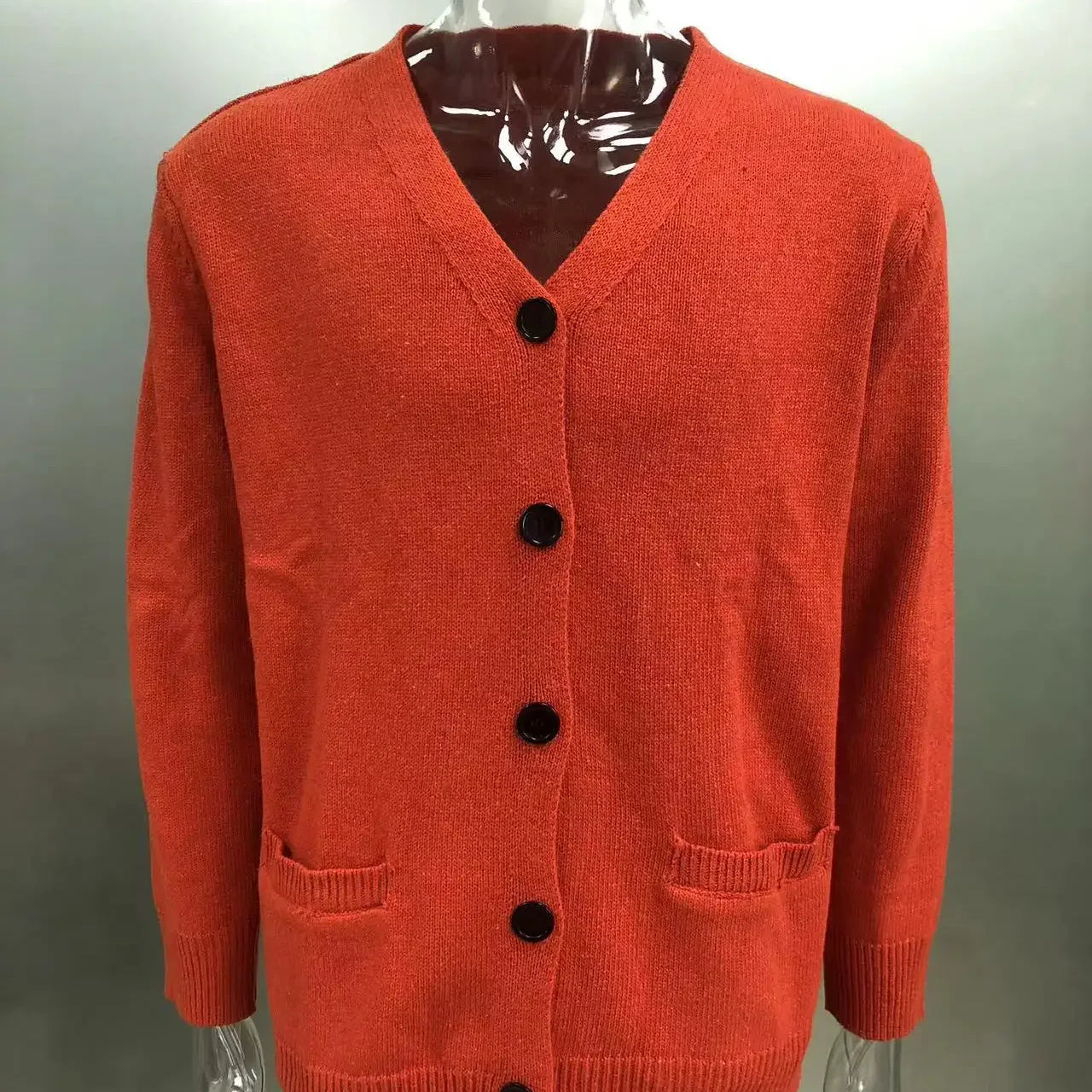 Sir Frederick Slim V-Neck Knit Cardigan