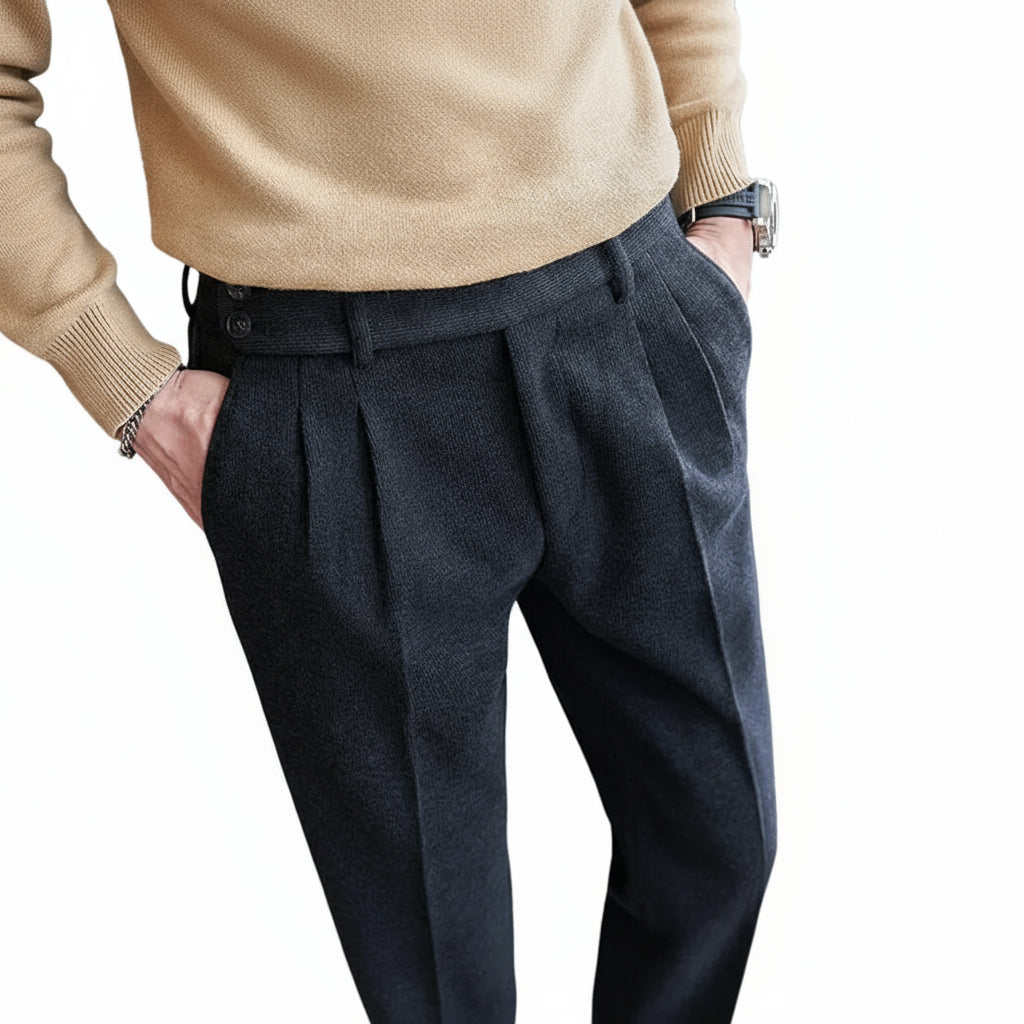 Sir Felix Wool Blend Casual Trousers