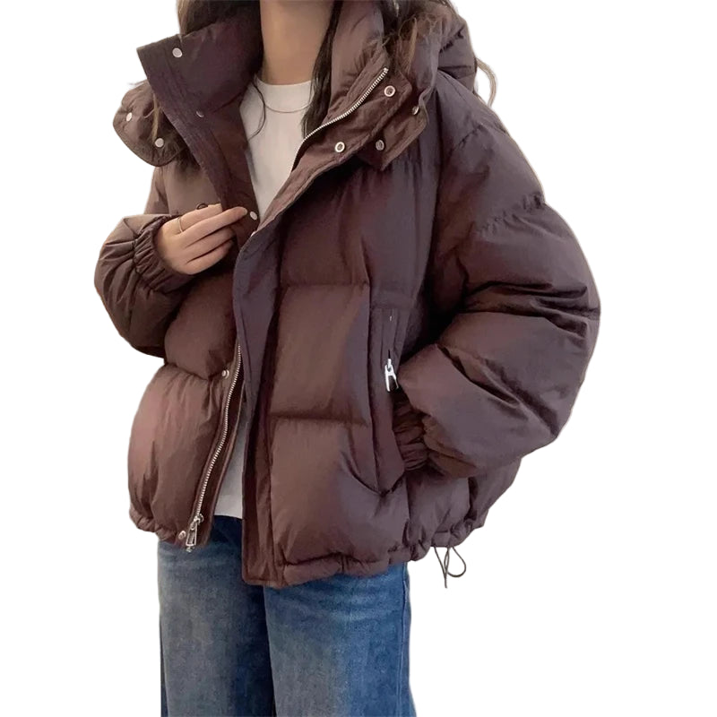 Lady Emily Casual Cotton-Padded Puffer Jacket