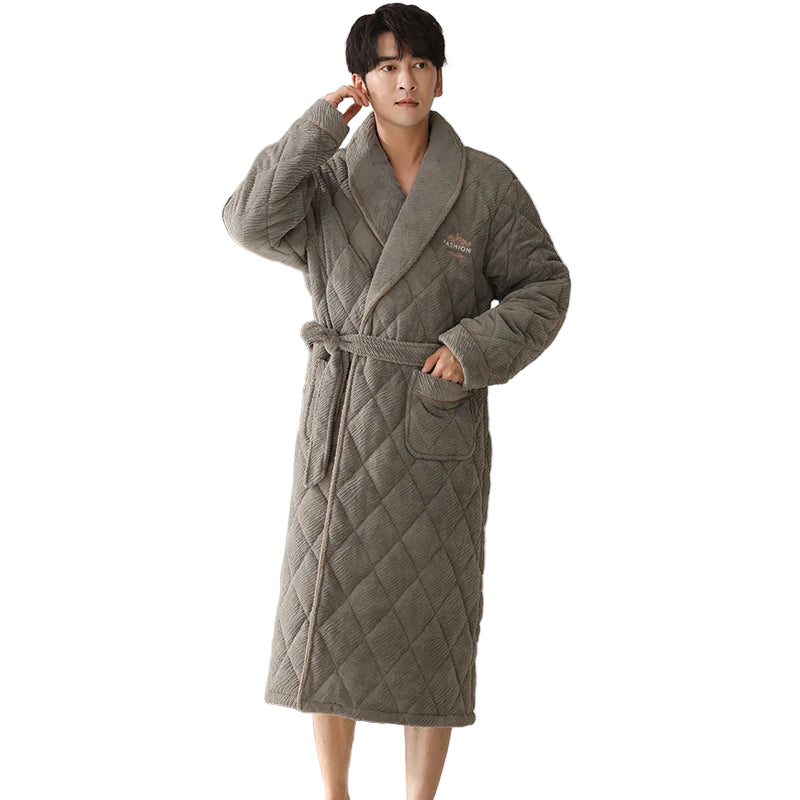 Sir Bruce Quilted Flannel Gown