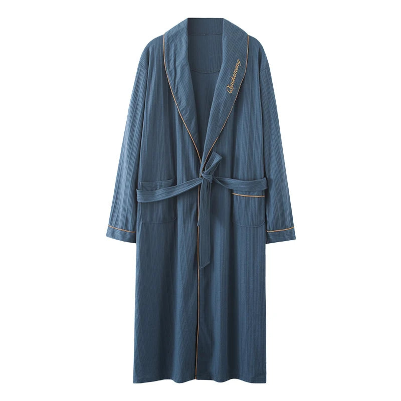 Sir Trent Plaid Cotton Kimono Gown