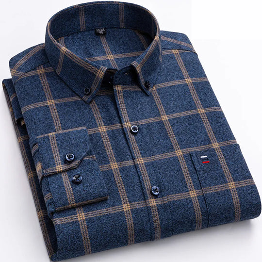 Sir Murray Plaid Pattern Shirt