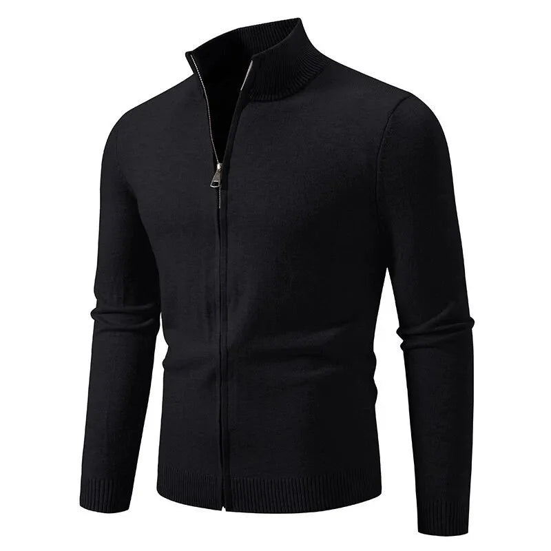 Sir Reginald Cotton Zip-Up Cardigan