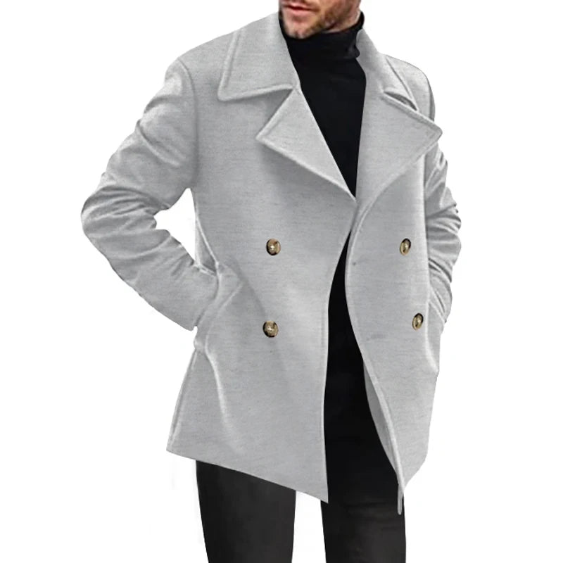 Sir Desmond Wool Blend Business Trench Coat