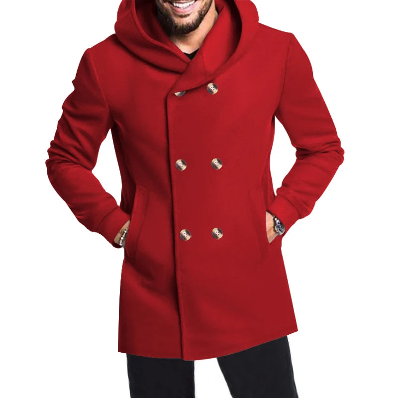 Sir Ignatius Hooded Korean Trench Coat