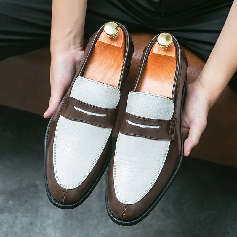 Sir Leonard Two-Tone Party Loafers