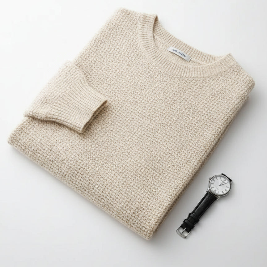 Sir Bertram Seamless Wool Pullover