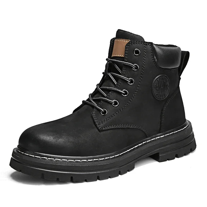 Sir Roger High-Top Lace-Up Outdoor Boots