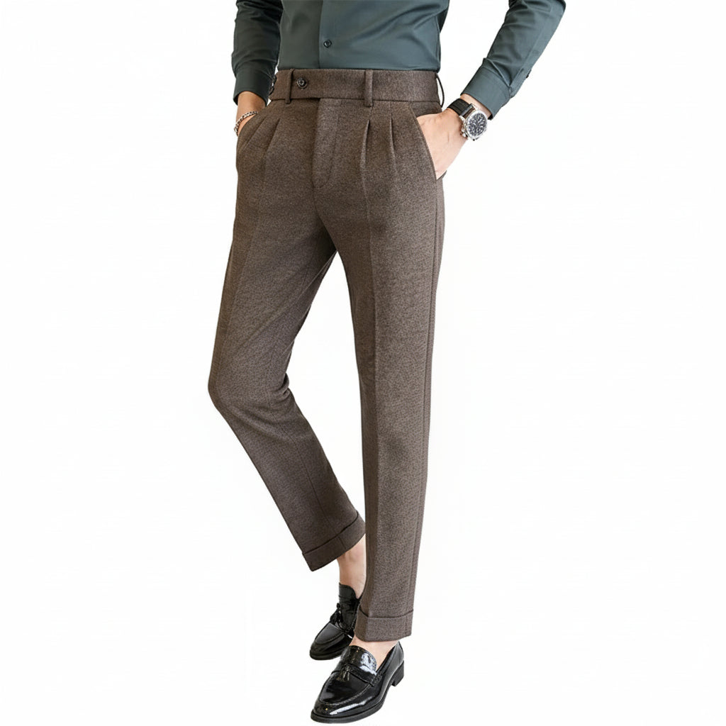 Sir Felix Wool Blend Casual Trousers