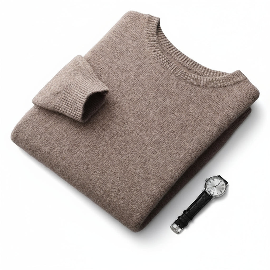 Sir Donovan Thick Wool Round-Neck Pullover