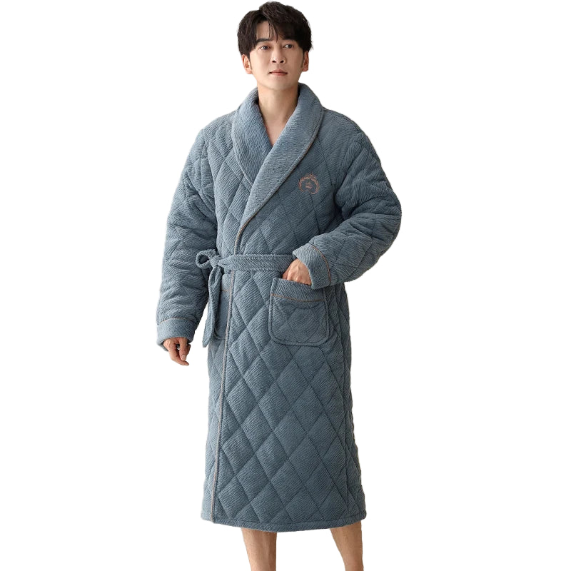 Sir Bruce Quilted Flannel Gown