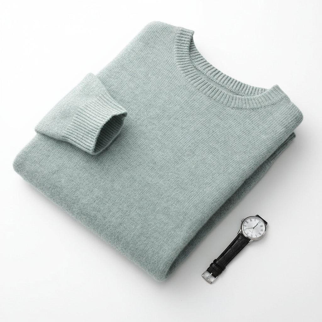 Sir Donovan Thick Wool Round-Neck Pullover