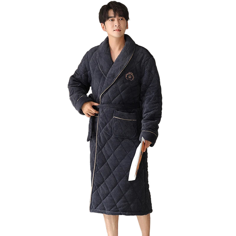 Sir Bruce Quilted Flannel Gown