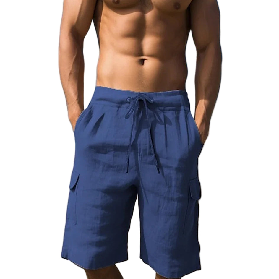 Sir Lionel Linen Quarter Shorts