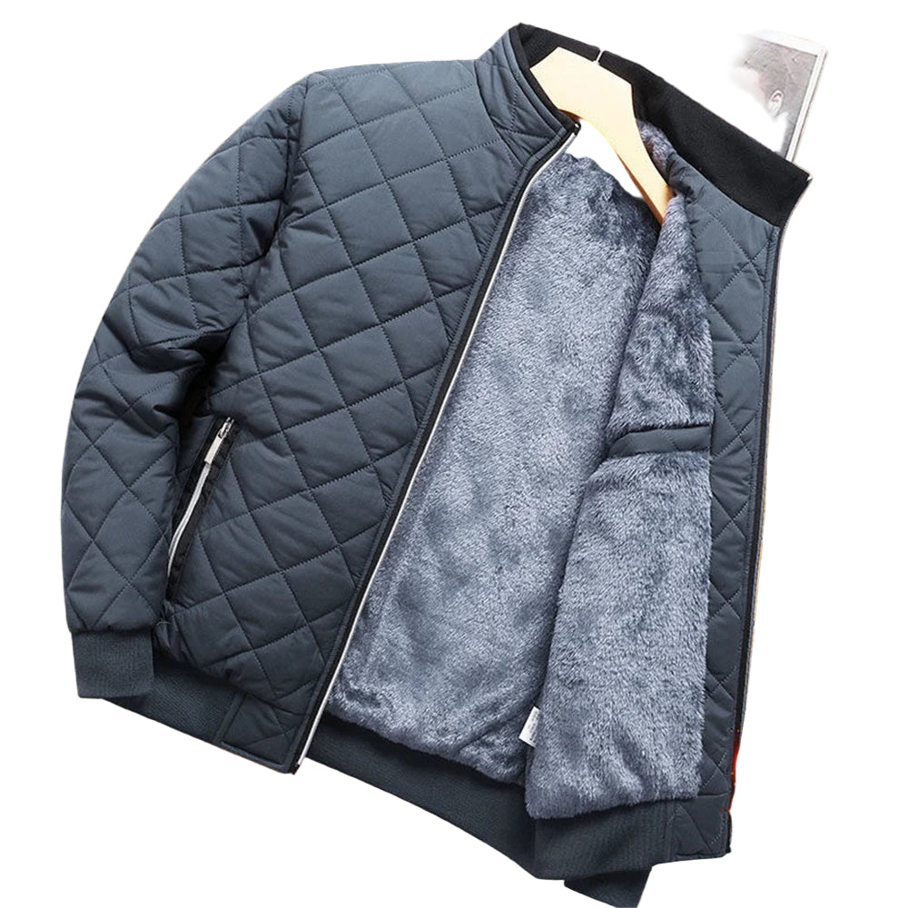 Sir Victor Diamond Pattern Quilted Jacket