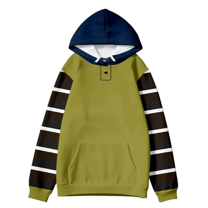Sir Cedrick Striped Sleeve Hoodie
