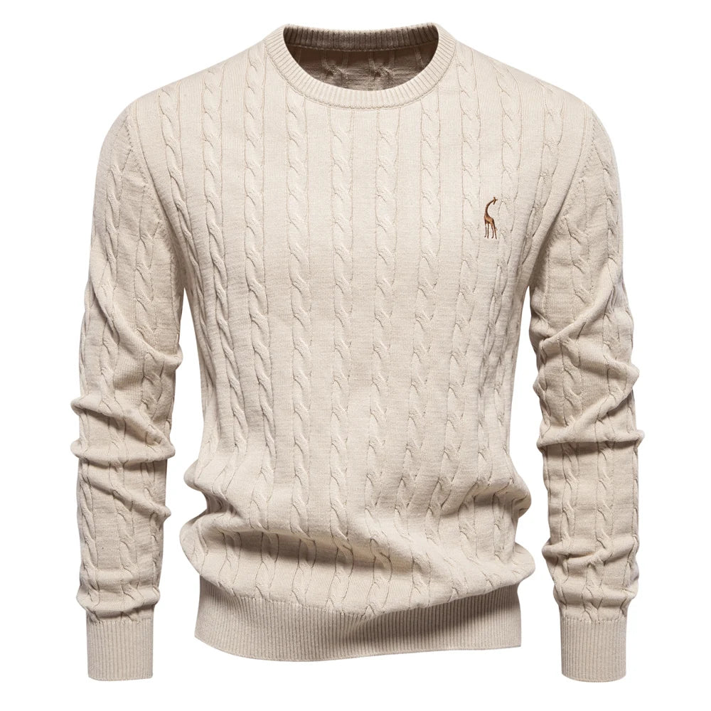 Sir Johnathan Giraffe Embroidered Jumper