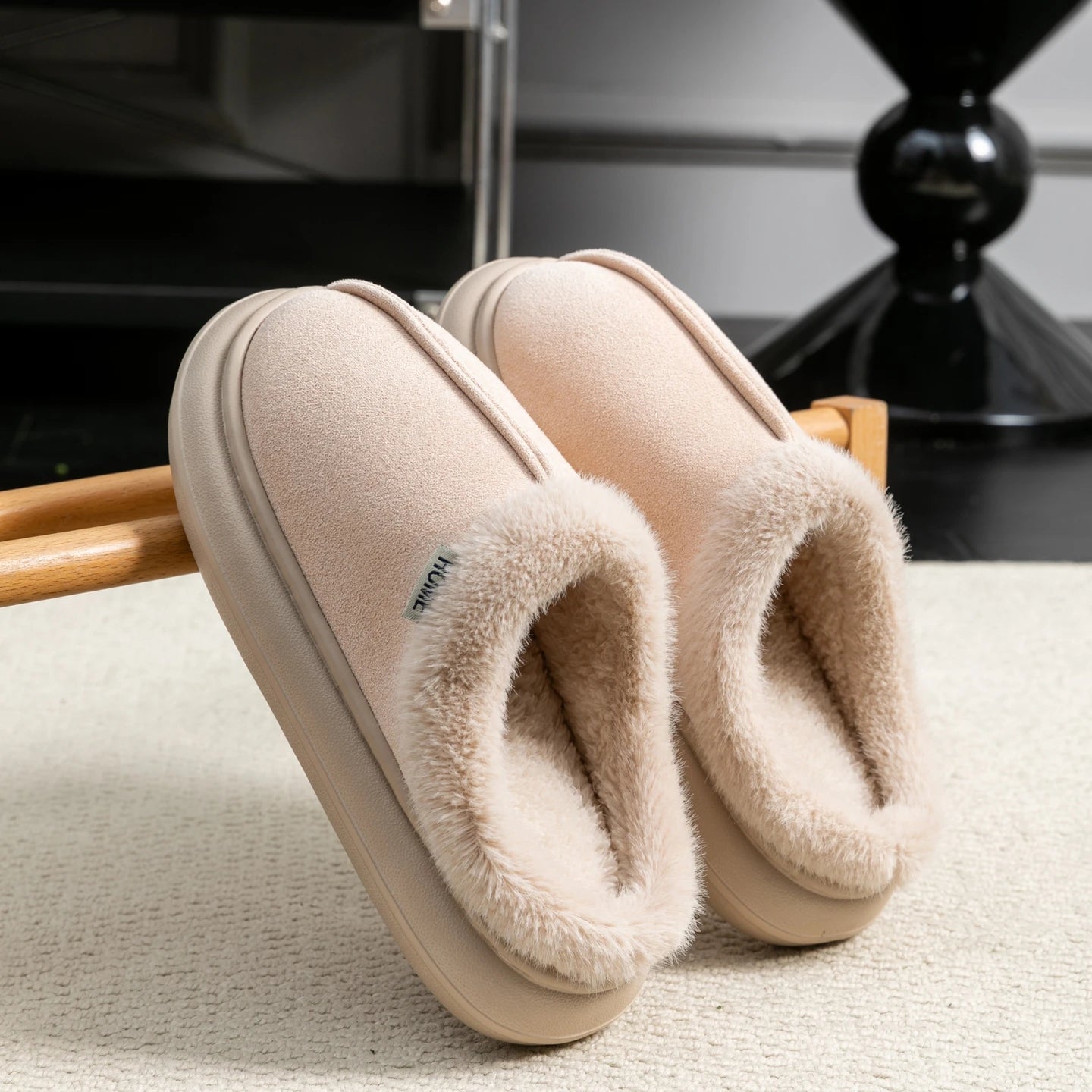 Sir Neville Plush Comfort Slippers